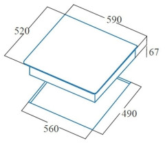 Электрическая варочная панель Cata TNG 6004
