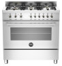 Комбинированная плита Bertazzoni PRO906HYBSXT