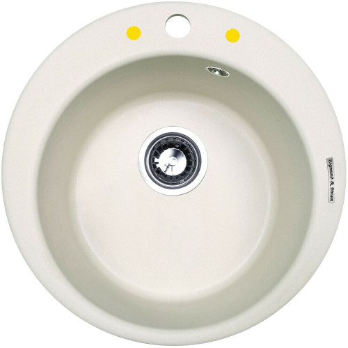Кухонная мойка Zigmund & Shtain Kreis 480 индийская ваниль