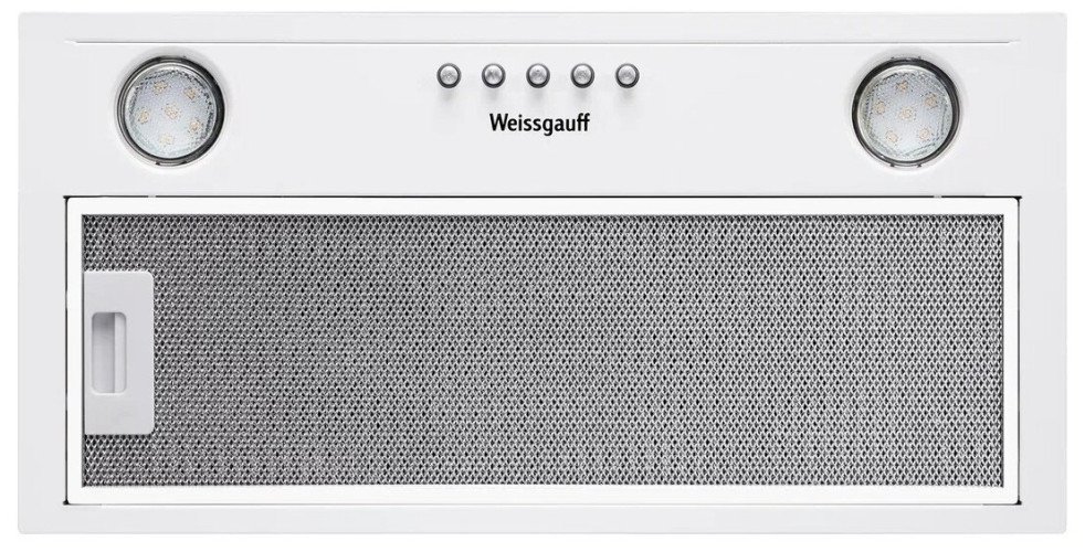 Встраиваемая вытяжка Weissgauff Alpha 50 PB WH