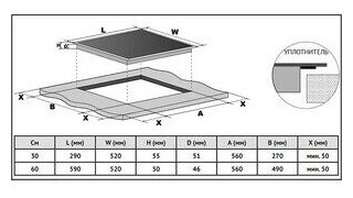 Электрическая варочная панель Korting HK 32001 B