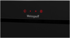 Встраиваемая вытяжка Weissgauff Veil 600 Touch Black Glass черный