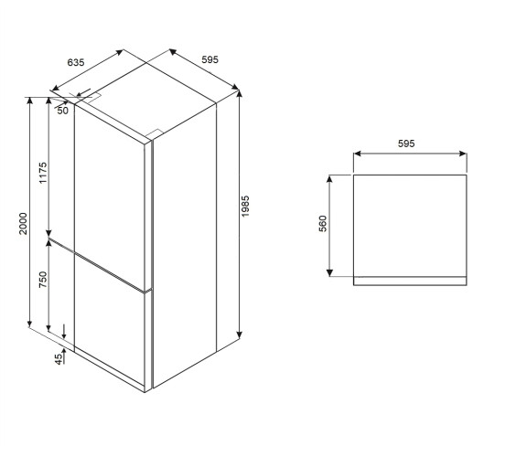 Холодильник Kuppersberg NFM 200 DX