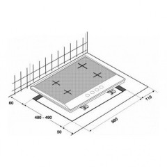 Газовая варочная панель Beko HILG64225SBR