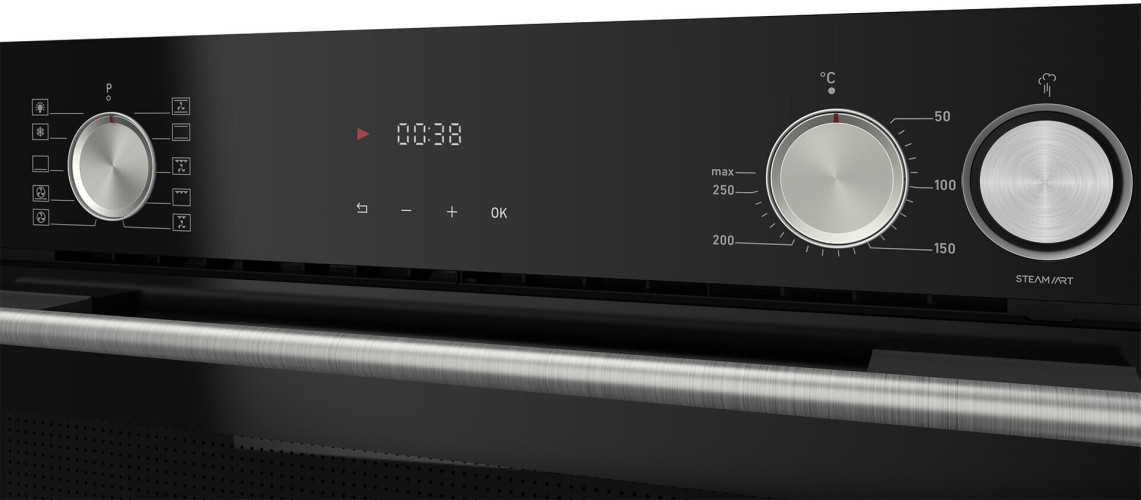 Электрический духовой шкаф Krona Nebula steam 60 BL