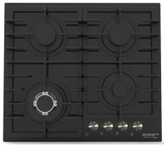 Газовая варочная панель KRAFT TCH HV6176BLG