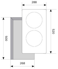 Индукционная варочная панель HOMSair HIY32BK