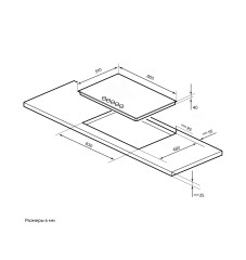 Газовая варочная панель LEX GVG 954 BBL