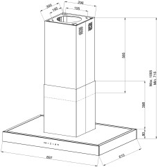 Кухонная вытяжка KUPPERSBERG DUDL 8 BX
