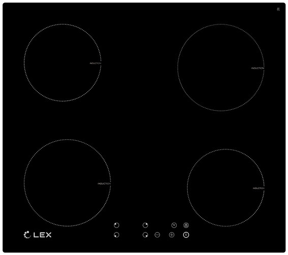 Индукционная варочная панель Lex EVI 640 1 BL