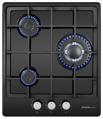 Газовая варочная панель Homsair HGE433TGCBK