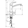 Смеситель для кухни Hansgrohe 73887000