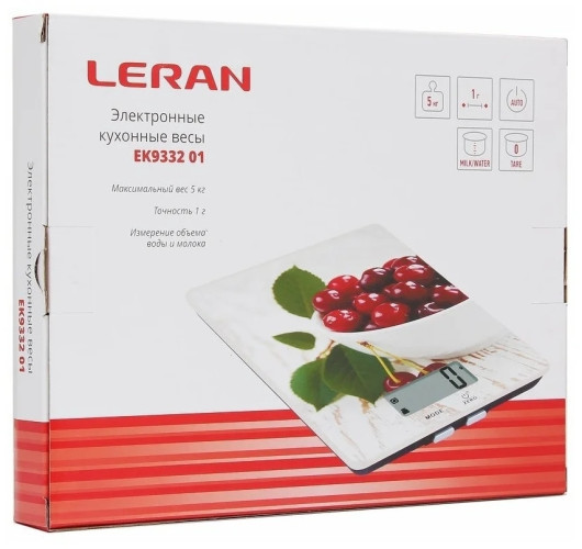 Весы кухонные Leran EK9332 01