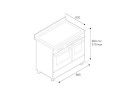 Комбинированная плита Bertazzoni PRO90 6 MFE D VIT