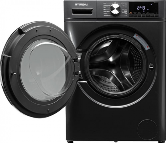 Стиральная машина Hyundai WFD8401 темно-серый