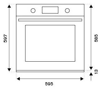 Электрический духовой шкаф Bertazzoni F6011MODETC