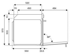 Электрический духовой шкаф Bertazzoni F6011MODETC