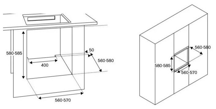 Электрический духовой шкаф Bertazzoni F6011MODETC