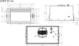 Встраиваемая вытяжка Elica LANE SENSOR IX A 52