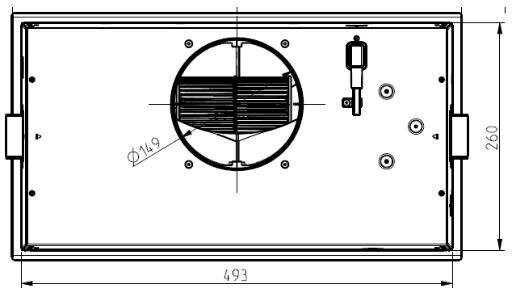 Встраиваемая вытяжка Elica LANE SENSOR IX A 52