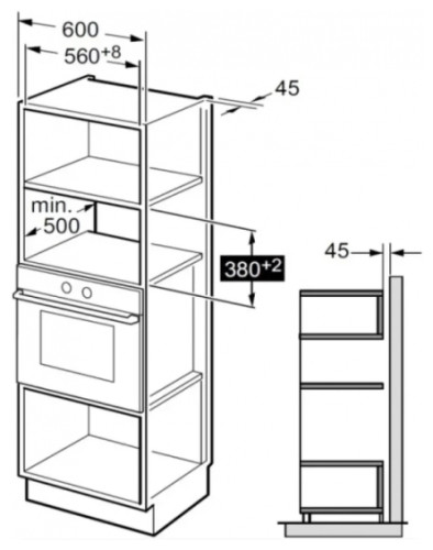Встраиваемая микроволновая печь Akpo MEA 82008 MEP01 BL