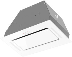 Встраиваемая вытяжка Weissgauff Blank 600 Touch White Glass белый