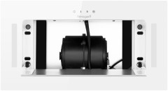 Встраиваемая вытяжка Weissgauff Blank 600 Touch White Glass белый
