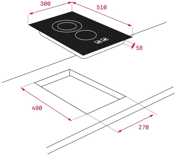 Электрическая варочная панель Teka TZC 32320 TTC Black