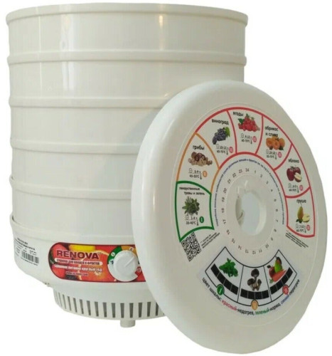 Сушилка для овощей Renova DVN37-500/5 белый/голубой