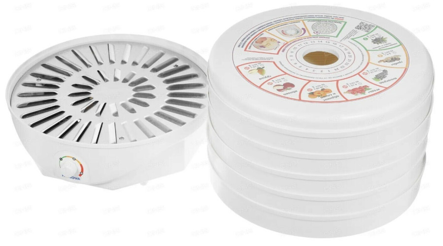 Сушилка для овощей Renova DVN37-500/5 белый/голубой