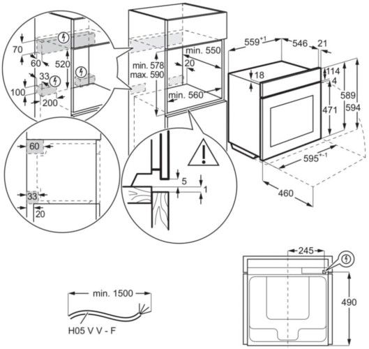 Электрический духовой шкаф AEG BSE788380M