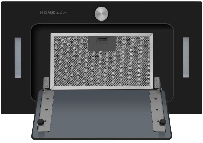 Встраиваемая вытяжка HOMSair Crocus 52 RD черная