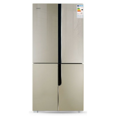 Холодильник Ginzzu NFK-500 стекло шампань