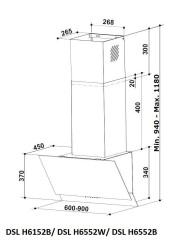 Кухонная вытяжка Schaub Lorenz DSL H6552W