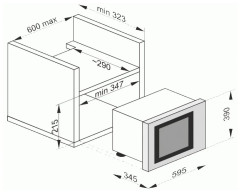 Встраиваемая микроволновая печь Kaiser EM 2520