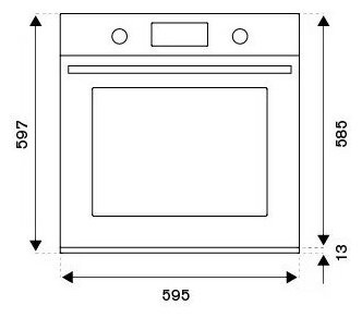 Электрический духовой шкаф Bertazzoni F6011MODELZ