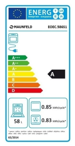 Электрический духовой шкаф MAUNFELD EOEС.586S1