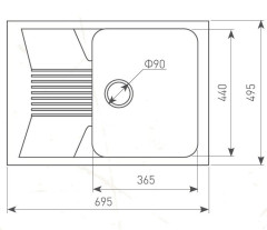 Кухонная мойка Zigmund &amp; Shtain Klassisch 695 швейцарский шоколад