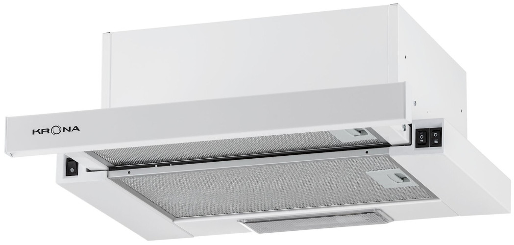 Встраиваемая вытяжка KRONA KAMILLA 450 INOX 1 мотор