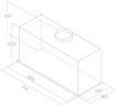 Встраиваемая вытяжка Elica LANE SENSOR BL MAT A 52