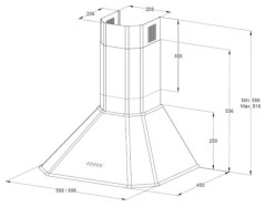 Кухонная вытяжка Korting KHC 6839 NX