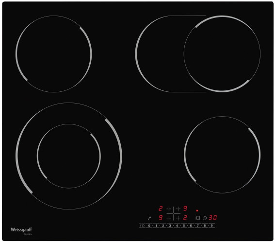 Электрическая варочная панель Weissgauff HV 642 BS