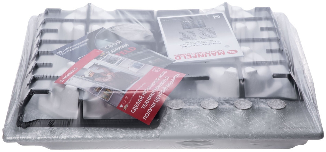 Газовая варочная панель MAUNFELD EGHE 64 3STS EW