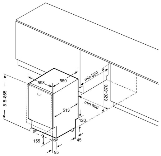 Посудомоечная машина Kronasteel Martina 60 BI