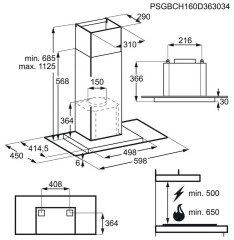 Кухонная вытяжка AEG DTB 5660 HM