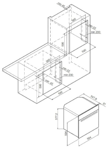 Электрический духовой шкаф GRAUDE BM 60.2 E