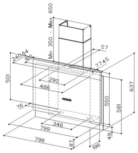 Кухонная вытяжка Faber Talika OC A80
