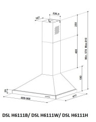 Кухонная вытяжка Schaub Lorenz DSL H6111B