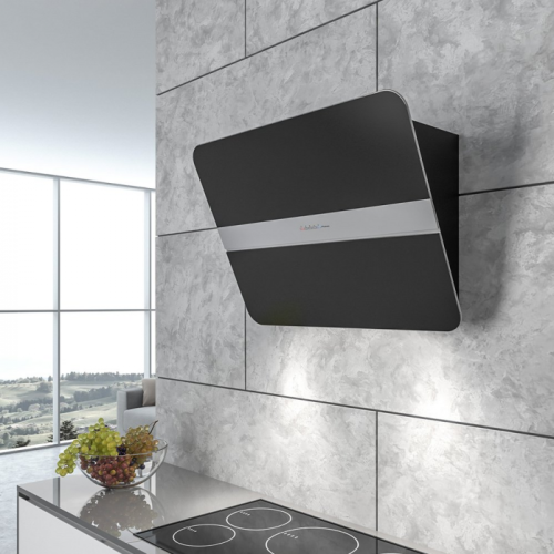 Кухонная вытяжка Falmec Flipper 85 P.E. Cono Vetro Nero Acidato CFPN85.E0P2 ZZZQ491F