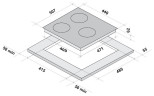 Индукционная варочная панель Fornelli PI 45 Inizio WH